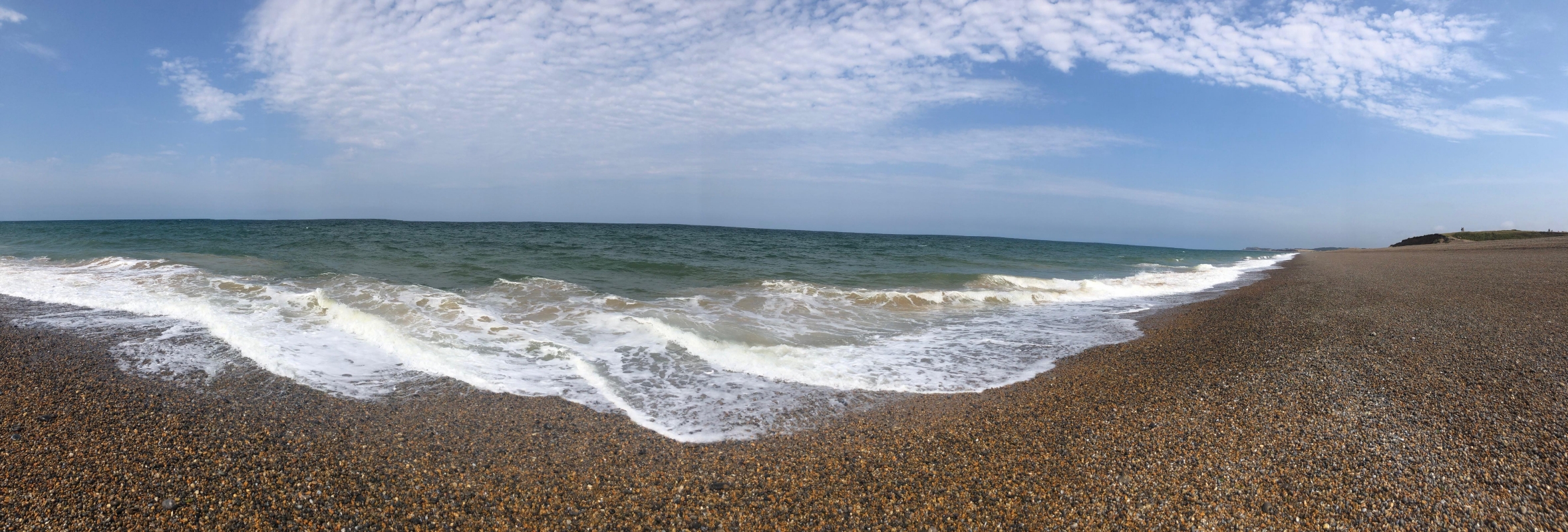 Waves on beach